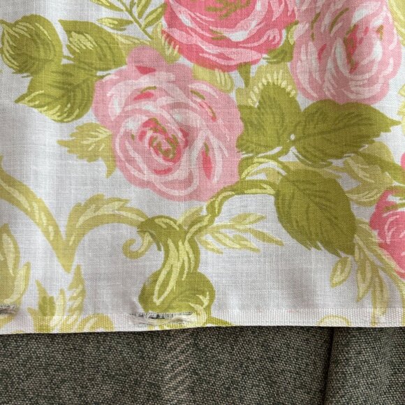 Vintage Tastemaker Mohawk Muslin Floral Sheet Cutter Sewing Fabric Quilt Craft - Picture 12 of 16
